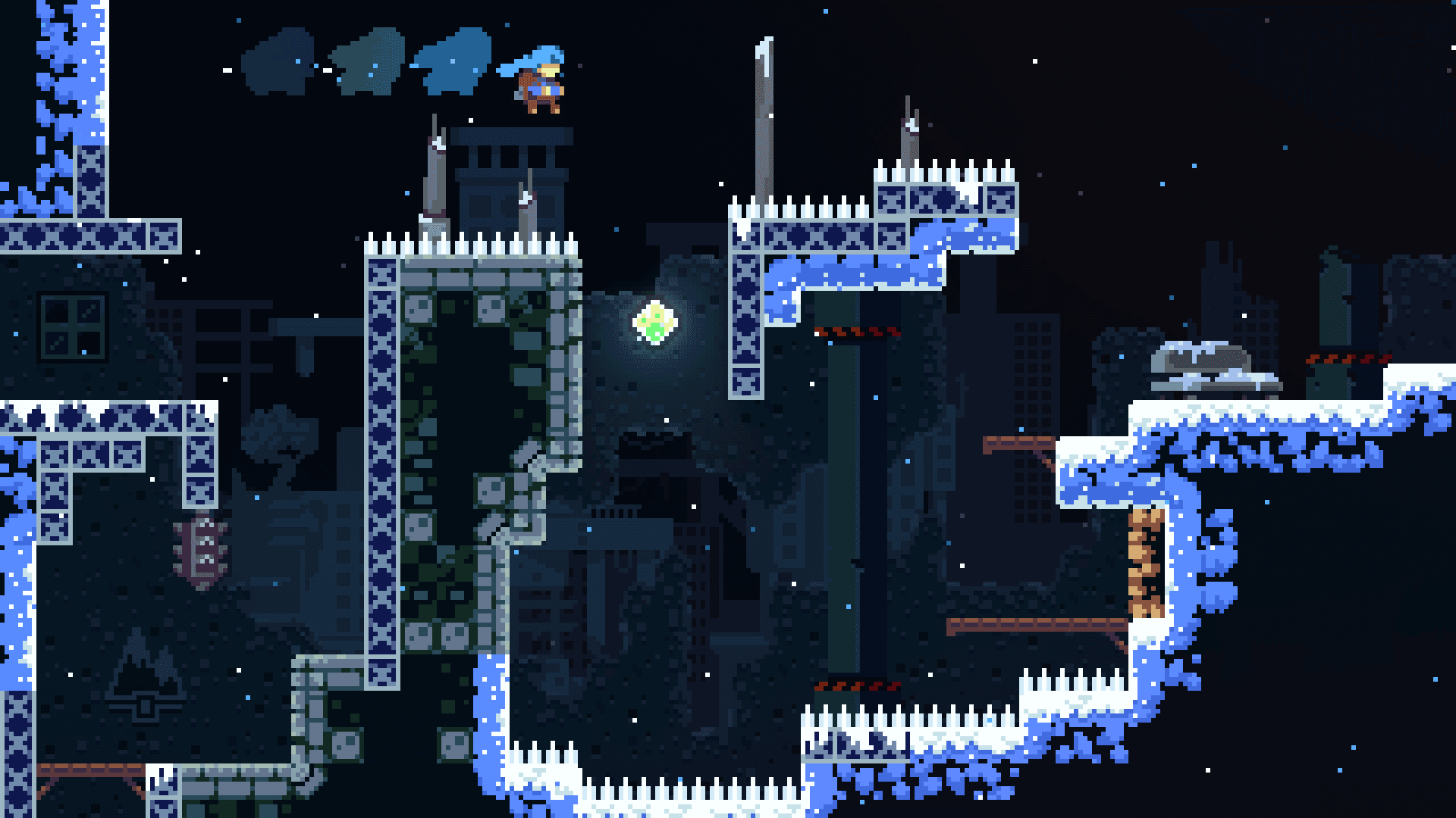 Game key art for Celeste