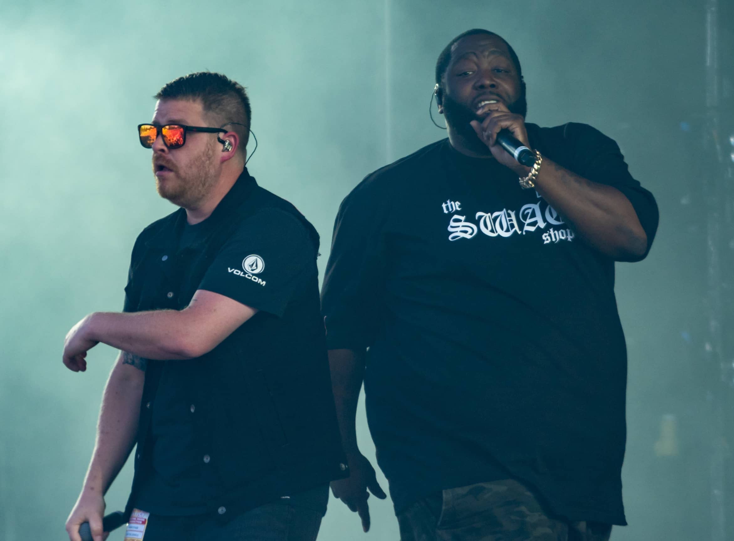 Editorial portrait for Run the Jewels